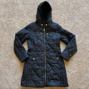 Michael Kors Long Down Winter Jacket with Hood